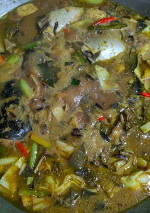 Foto resep 67. Tongseng Jantung Pisang Kepala Patin