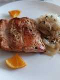 Salmón a la plancha