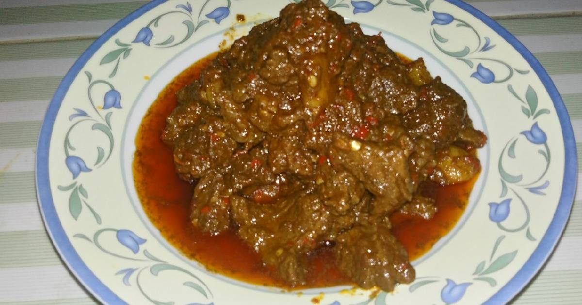 Resep Rendang Daging Kerbau Bumbu Indofood Oleh Bunda Imas Cookpad