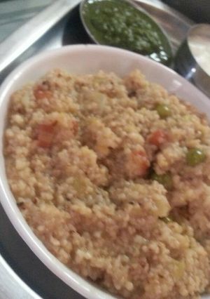 A picture of Vegetable daliya.