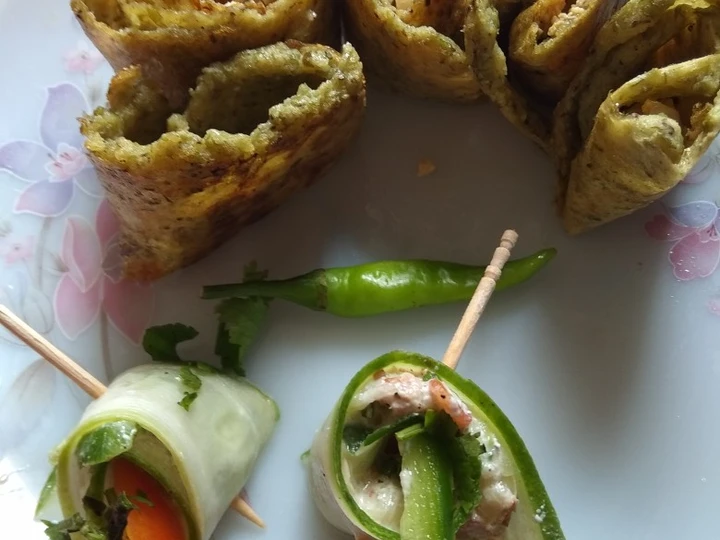 Easy Steps to Make|Recipe} Cucumber rolls with dal cheela rolls Anti-Fail
