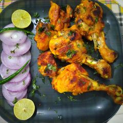A picture of Chikken tikka.
