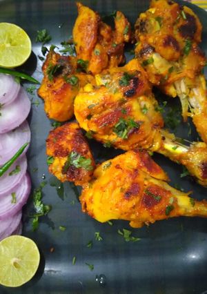 A picture of Chikken tikka.