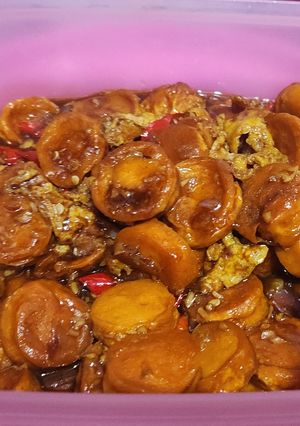Foto resep Sosis telur saos tiram ala Cha