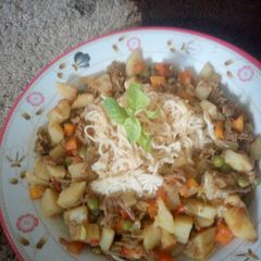 A picture of Spaghetti bolognese.
