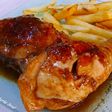 Muslo de pollo en salsa de refresco, sin gluten