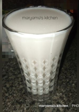 A picture of Home made coconut milk.