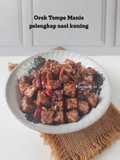 Orek Tempe Manis pelengkap nasi kuning