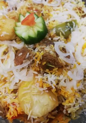 A picture of MUTTON DEGGI BIRYANI #CookpadApp #Ricecompetition.