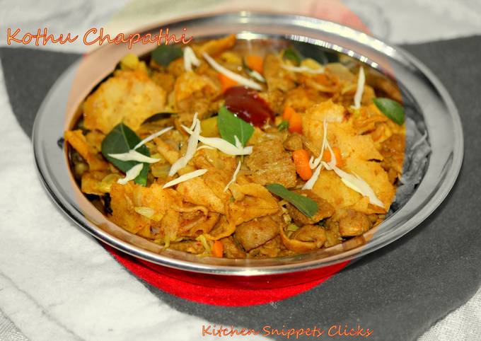 Kothu Chapathi recipe main photo