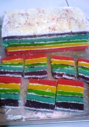 Foto resep Rainbow cake