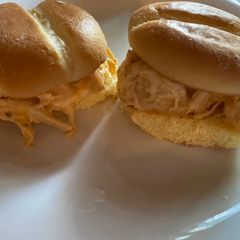A picture of Ninja foodie/ IP Buffalo Chicken Sliders.
