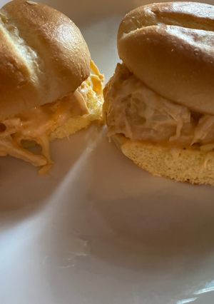A picture of Ninja foodie/ IP Buffalo Chicken Sliders.