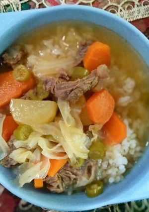 Foto resep Sayur asem daging sapi untuk balita