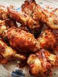 Crispy Garlic Pepper Air Fried Chicken Wings