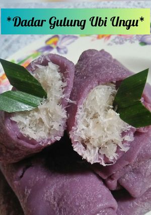 Foto resep *Dadar Gulung Ubi Ungu*