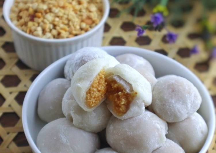 Resep Populer Original Mochi isi kacang Paling Enak