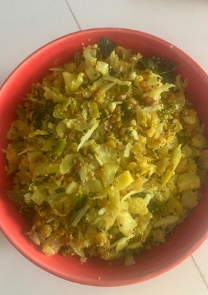 A picture of Cabbage & coconut veggie.