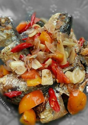 Foto resep Ikan Kembung Goreng Tumis Asam Manis #Dandelion