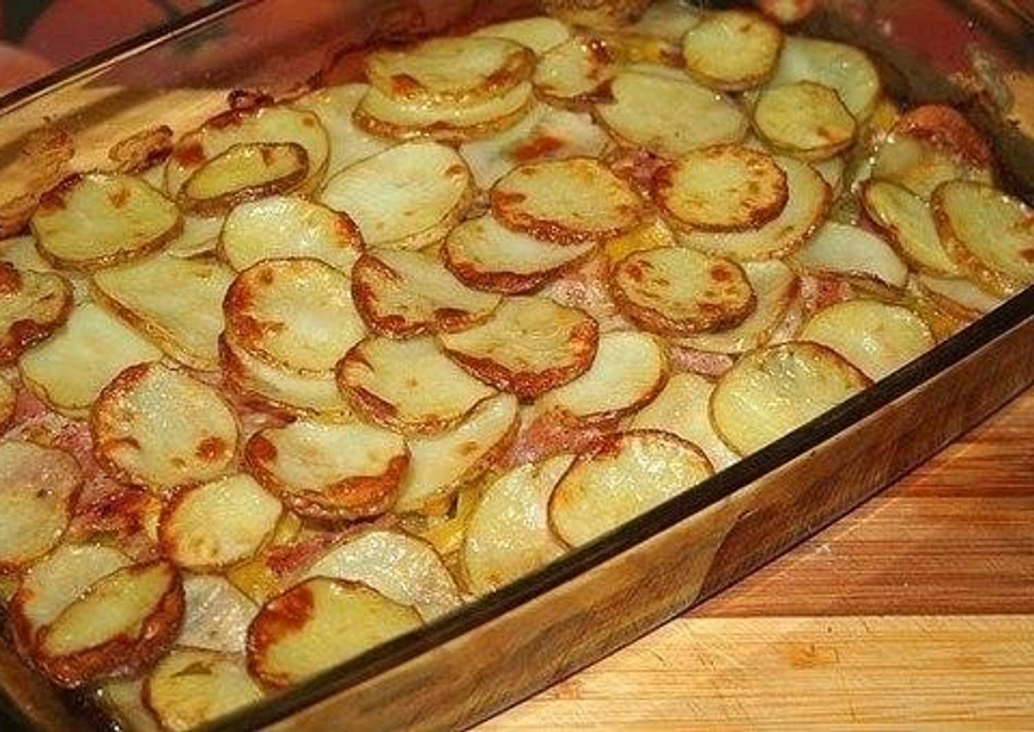 Картошка кружочками в духовке