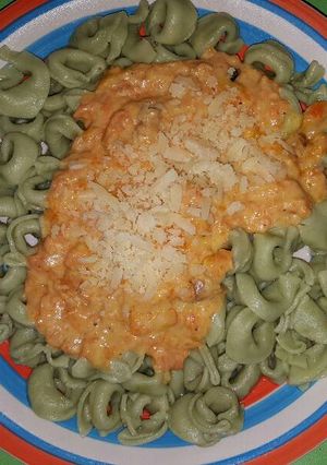 Una foto de Salsa crema de zapallo