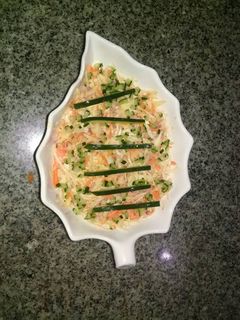 Una foto de Ensalada de zanahoria