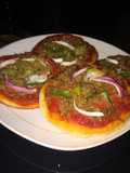 Mini cheeseless pizza 🍕