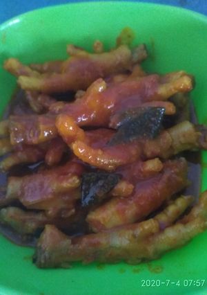 Foto resep Ceker merah