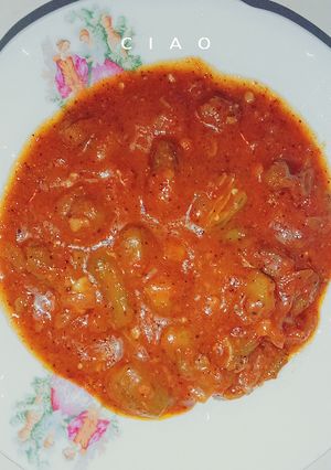 صورة لوصفة بامية دمعة