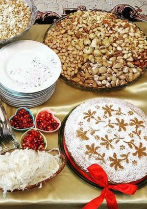 عکسی از دستور میز یلدا