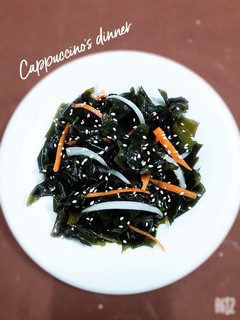 韓式小菜涼拌海帶芽 的食譜成品照片