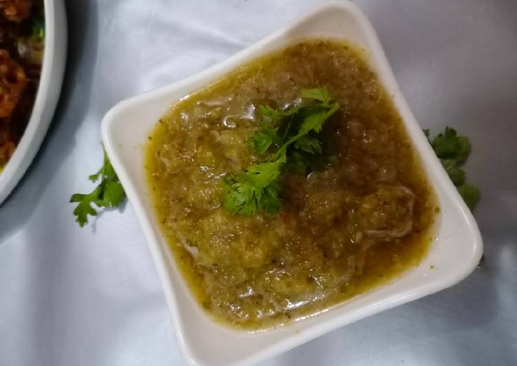 Steps to Prepare Any-night-of-the-week Tamarind and mint chutney