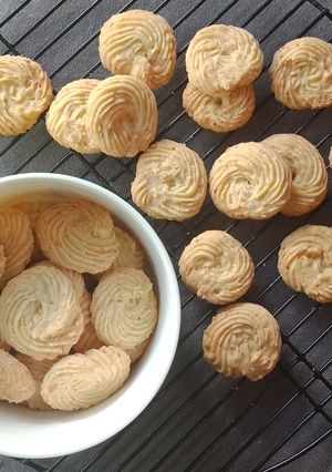 Foto resep Sagu keju putih telur