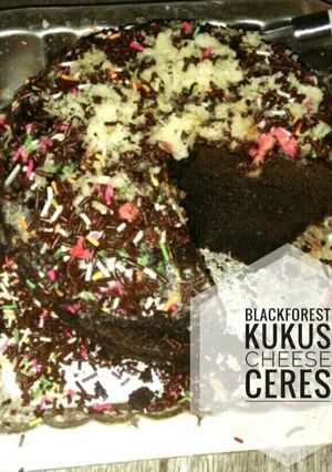 Foto resep Blackforest kukus cheese ceres (no mixer)