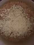 Smoothie de fresa con chía y coco rallado