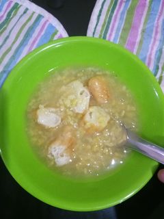 Foto resep Mpasi 1y+ snack mpasi (lek tau suan) kacang hijau kupas