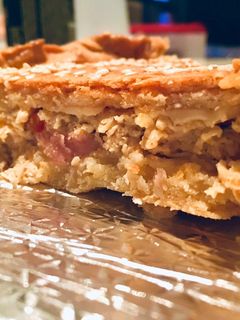 Φωτογραφία της συνταγής Κοτόπιτα με χειροποίητο φύλλο κουρού με κρέμα γάλακτος και πιπεριές