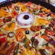 Floral Mosaic Focaccia