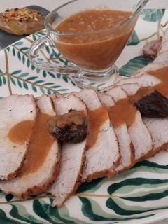 Una foto de Lomo de cerdo en olla exprés