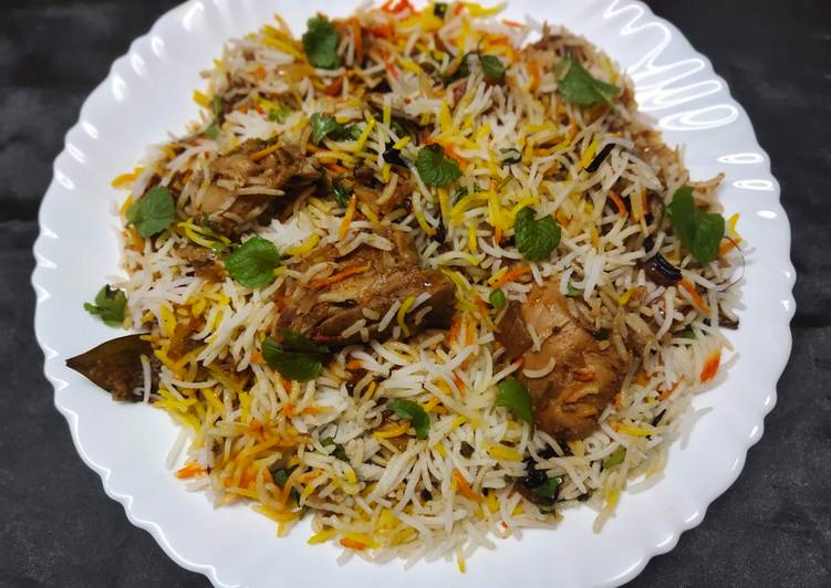 Steps to Prepare Perfect Easy Hyderabadi Chicken Biryani