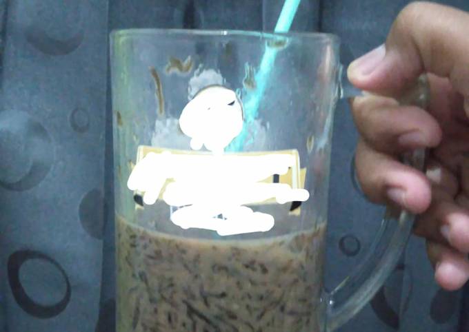 Resep ES Cappucino Cincau, Bisa Manjain Lidah