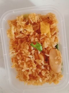 A picture of Quick No Garlic Fried Rice.