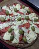 Pizza, con base de harina de lino dorado y semillas. 🚫🌾 - Sin TACC - Low Carb-