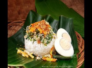 Foto resep Nasi bancaan solo / sego bancakan /nasi gudangan