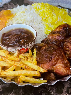 عکسی از دستور یخنی مرغ درگزی🍗