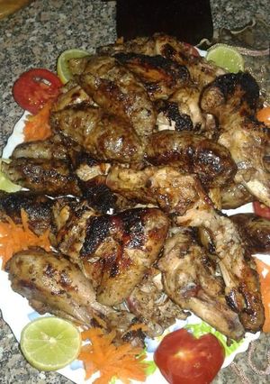 صورة لوصفة فراخ مشويه على الفحم