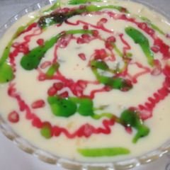 A picture of Fruit custard.