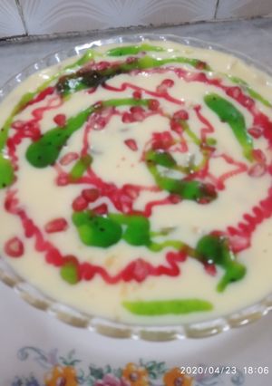 A picture of Fruit custard.