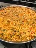 Paella de mariscos (congelados)