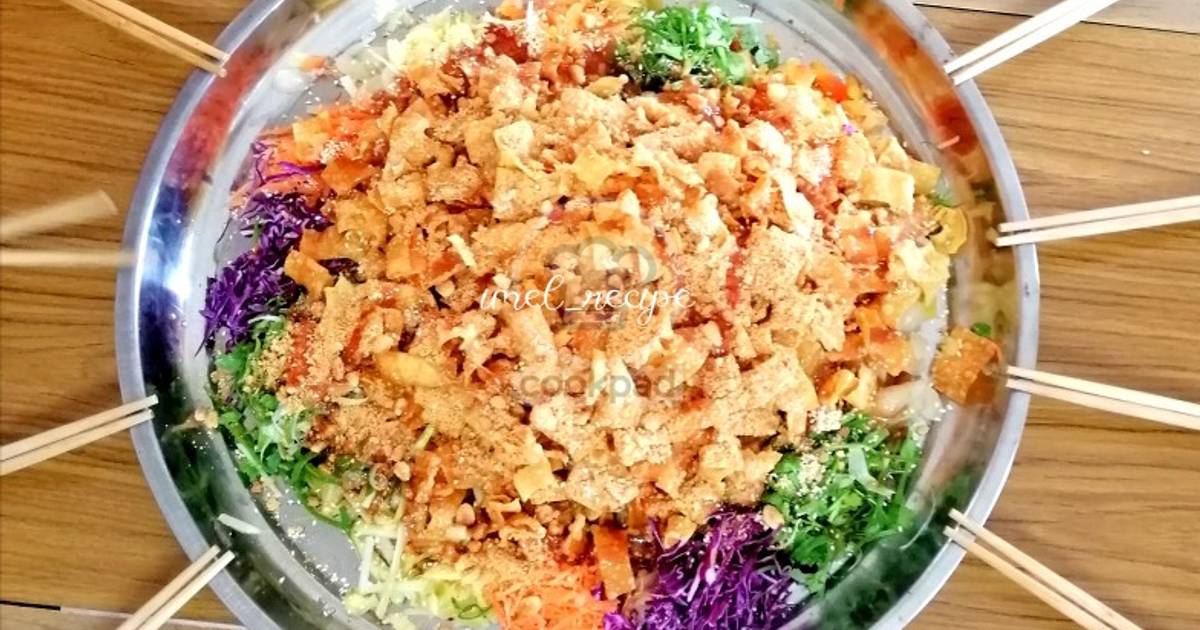 Buat Sendiri Yee Sang - 10 Bahan Sahaja!